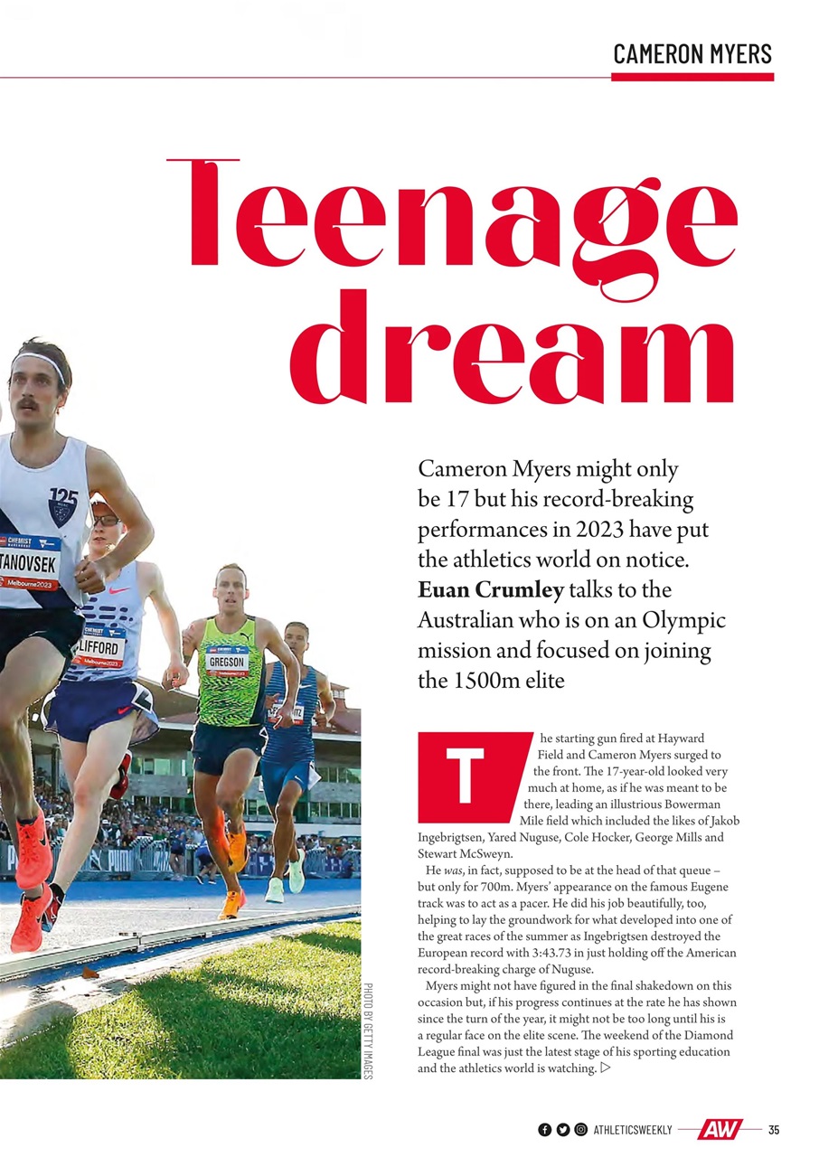 AW – Athletics Weekly Magazine Preview Pages