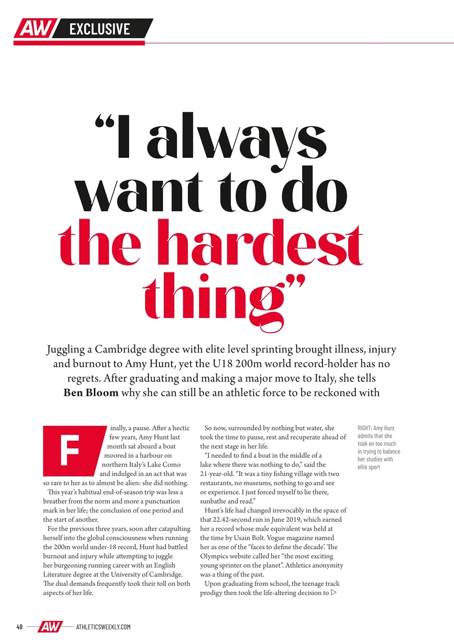 AW – Athletics Weekly Magazine Preview Pages