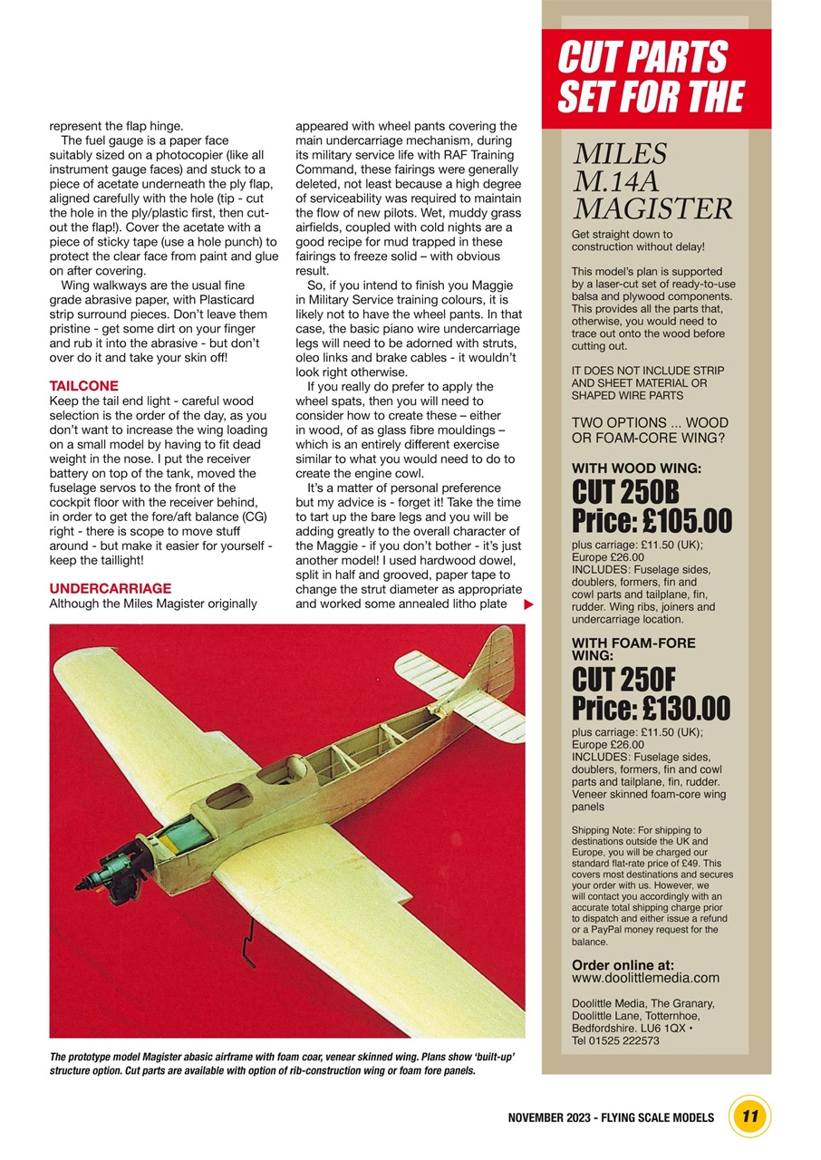 Flying Scale Models Preview Pages