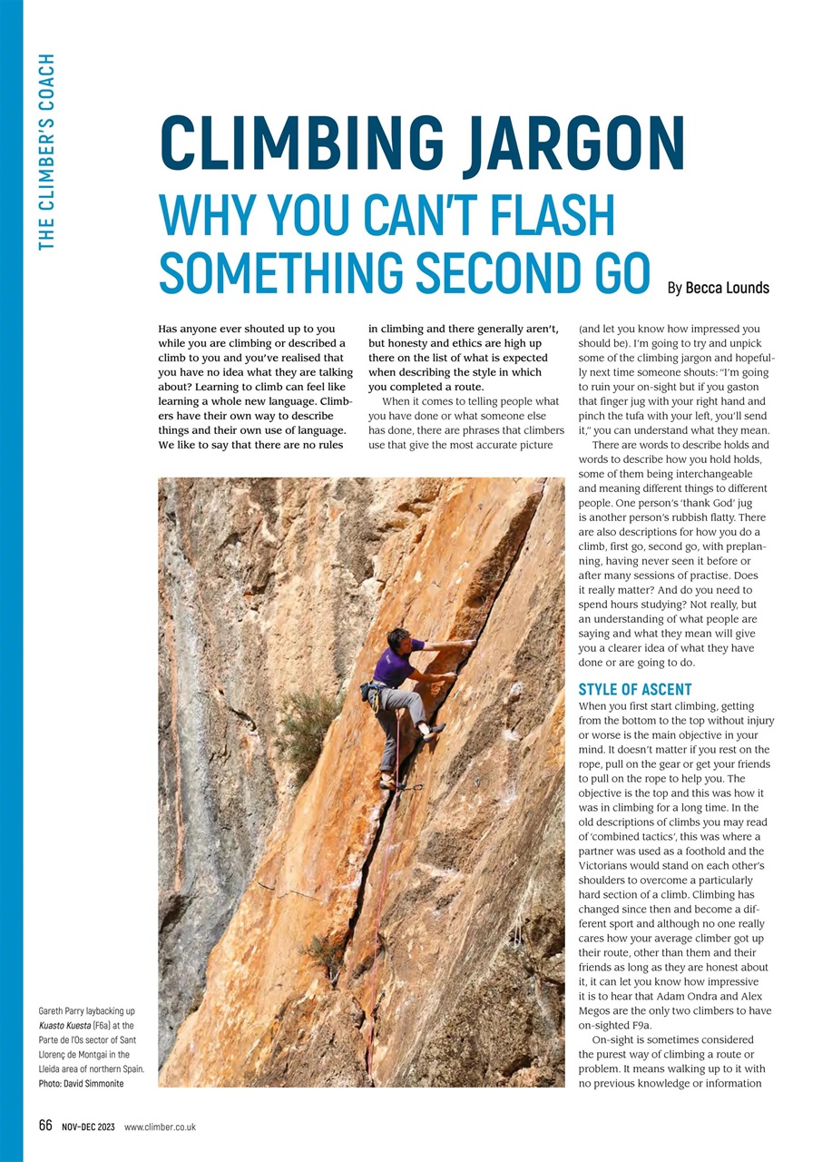 Climber Preview Pages