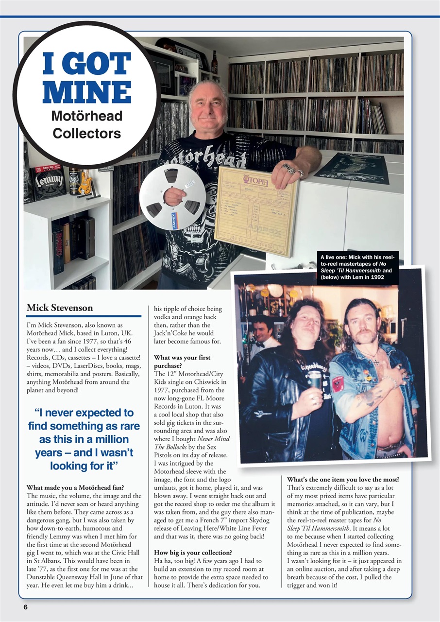 Record Collector Preview Pages