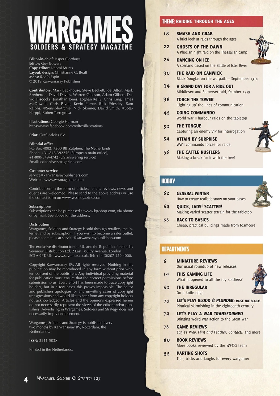 Wargames, Soldiers & Strategy Preview Pages