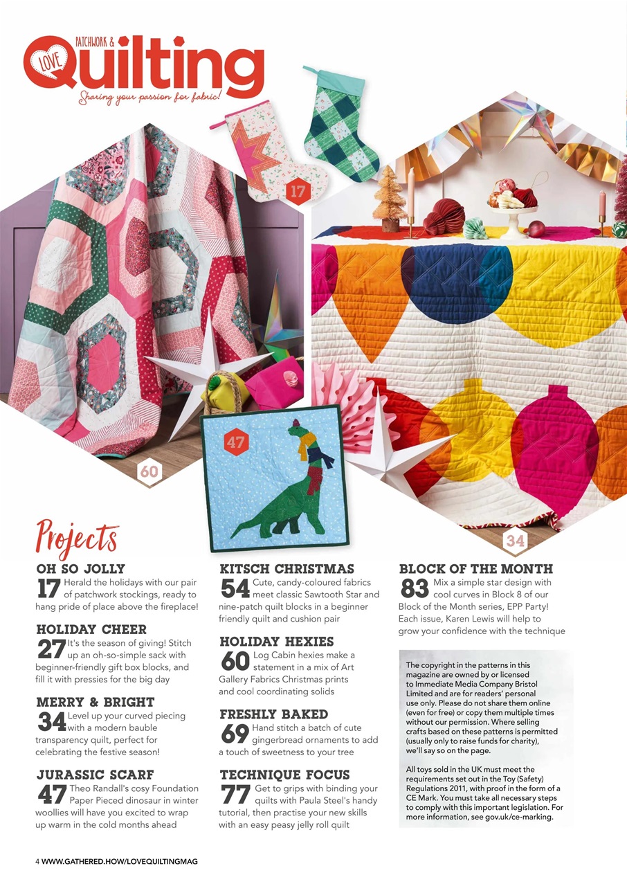 Love Patchwork & Quilting Preview Pages