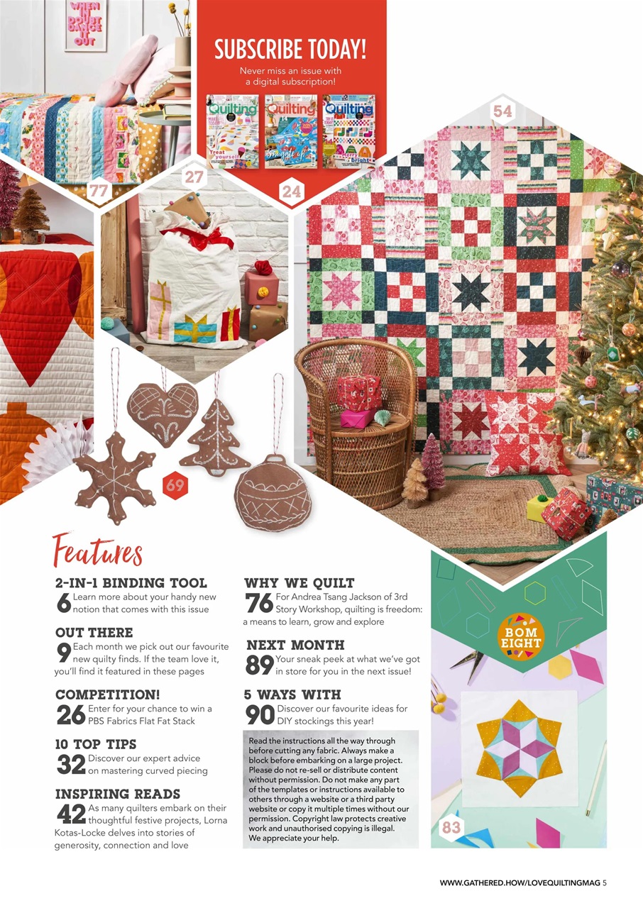 Love Patchwork & Quilting Preview Pages