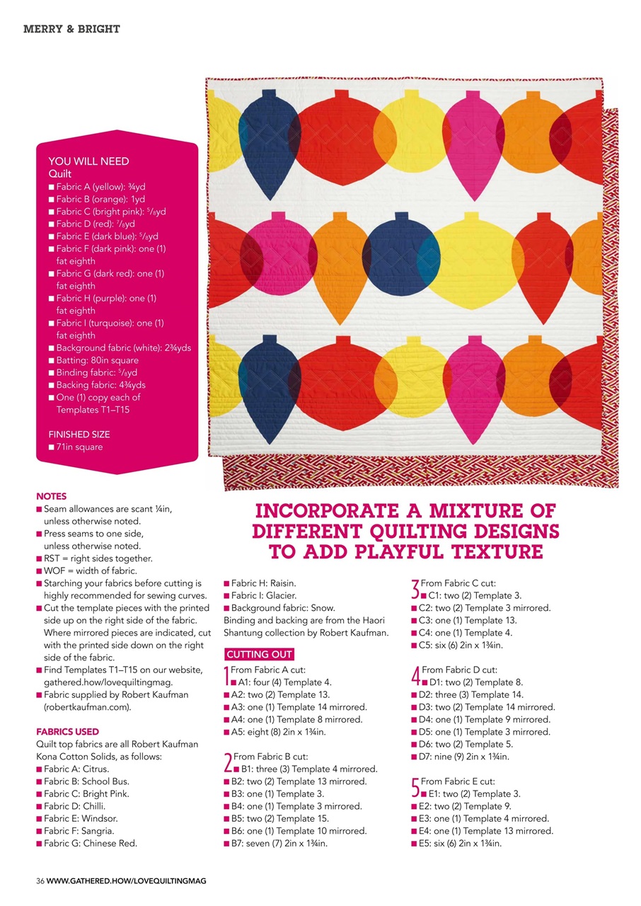 Love Patchwork & Quilting Preview Pages