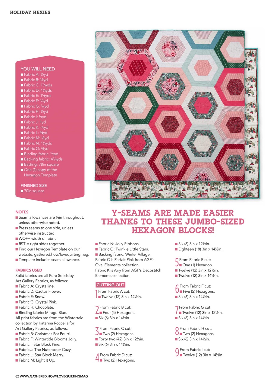 Love Patchwork & Quilting Preview Pages