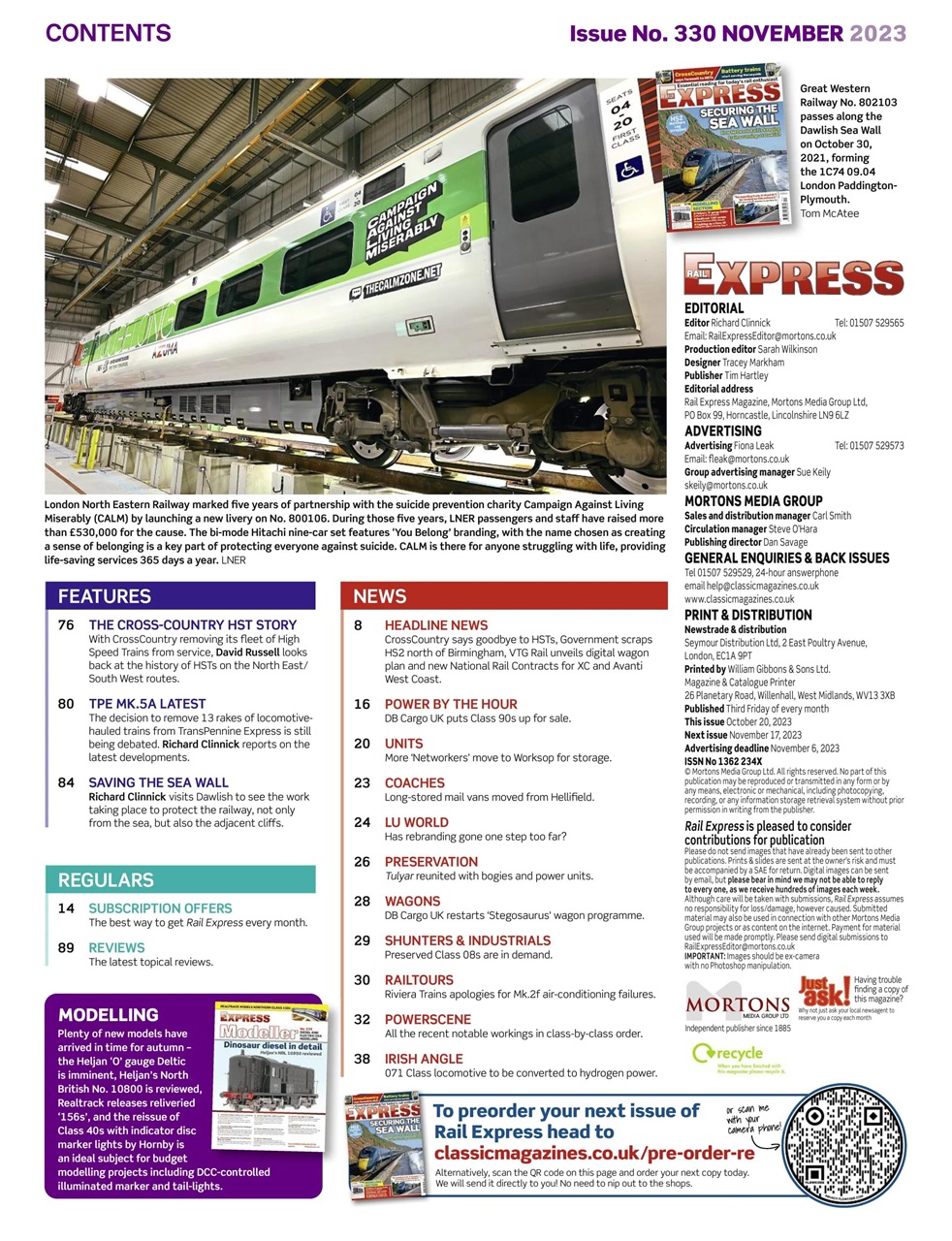 Rail Express Preview Pages