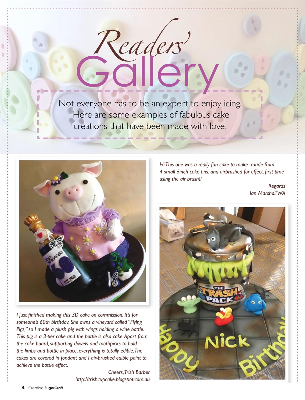 Creative Sugar Craft Preview Pages