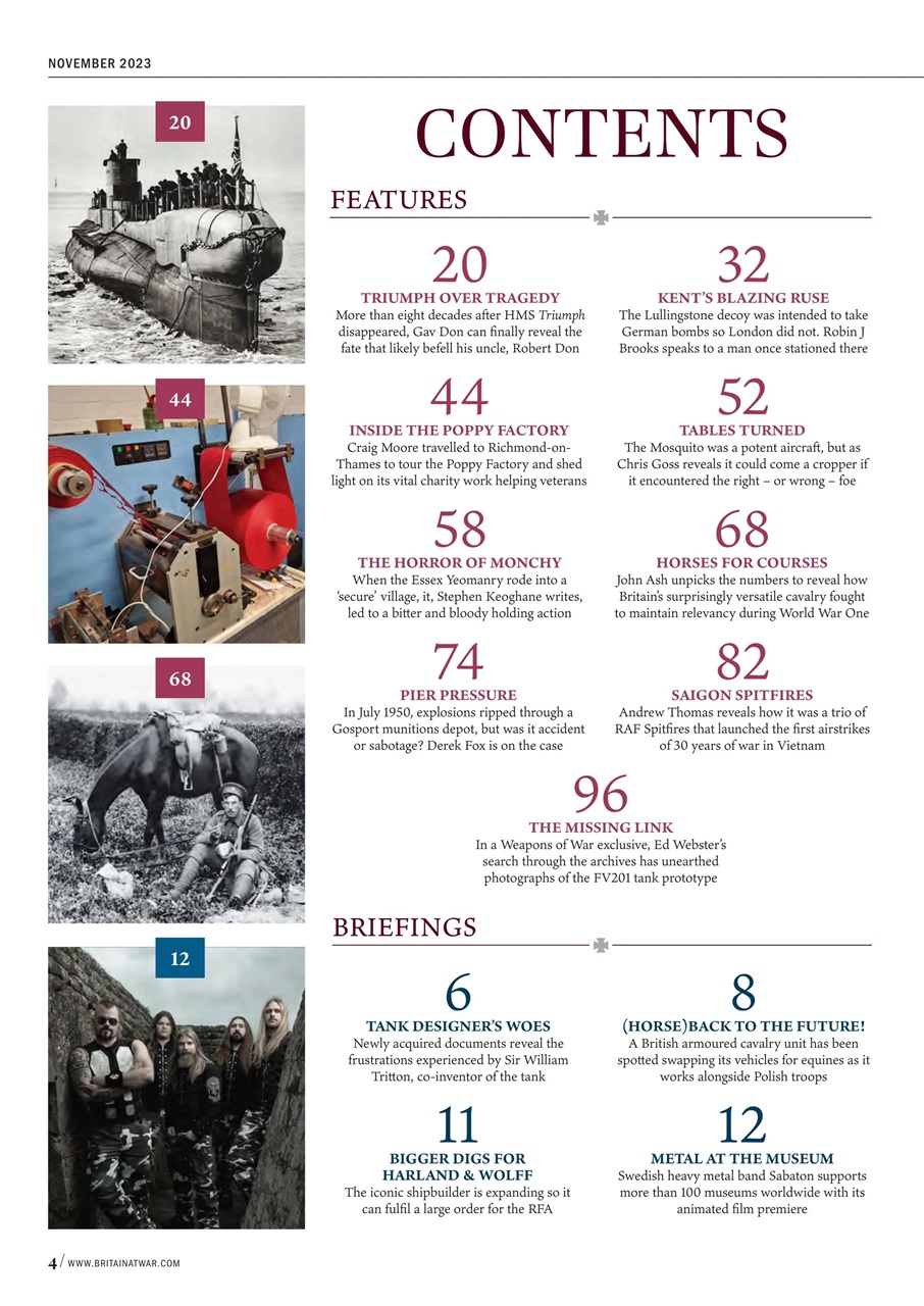 Britain at War Magazine Preview Pages