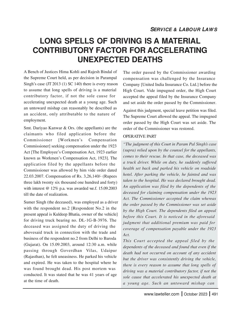 Lawteller – A Legal Awareness Magazine Preview Pages