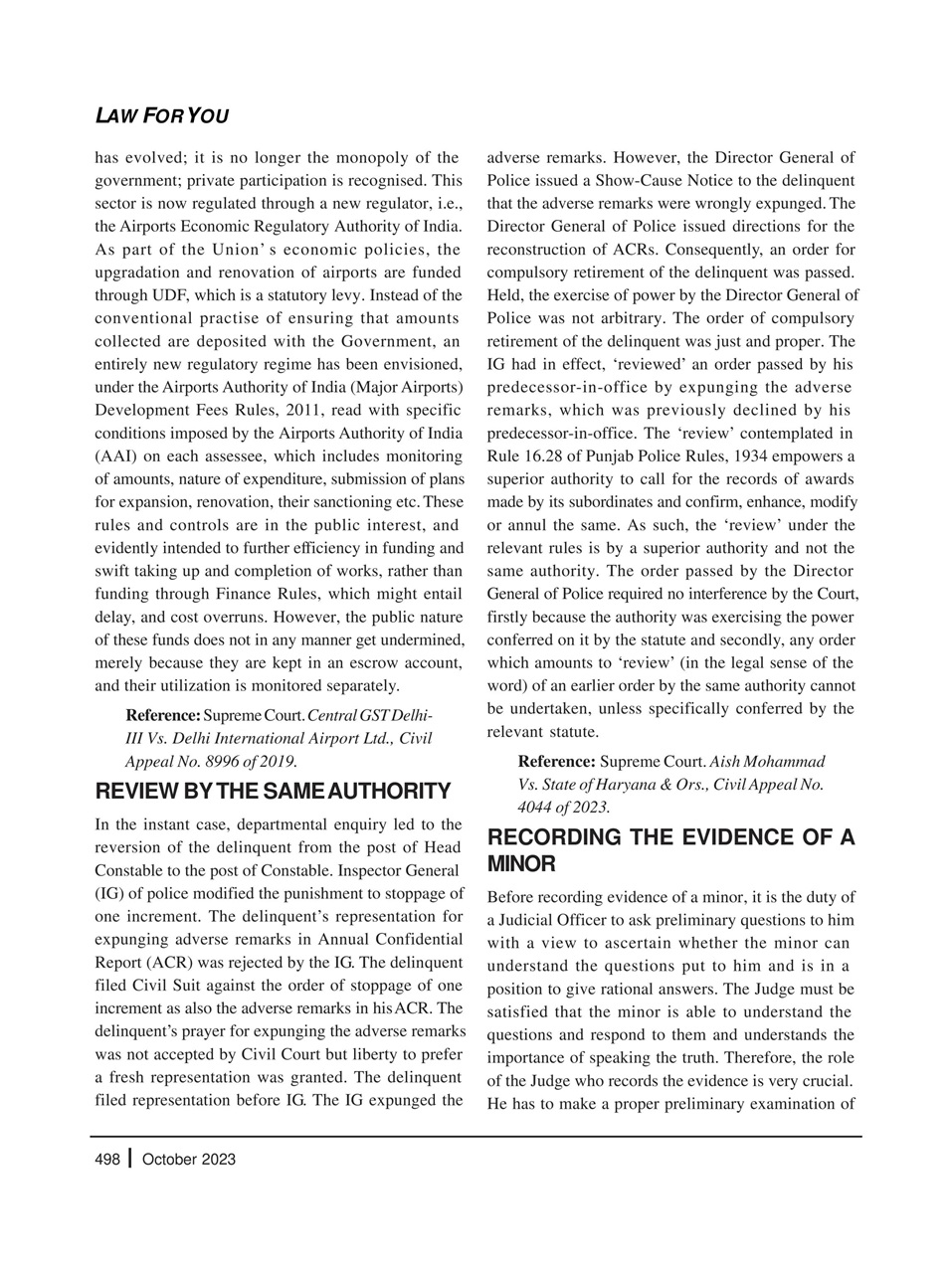 Lawteller – A Legal Awareness Magazine Preview Pages