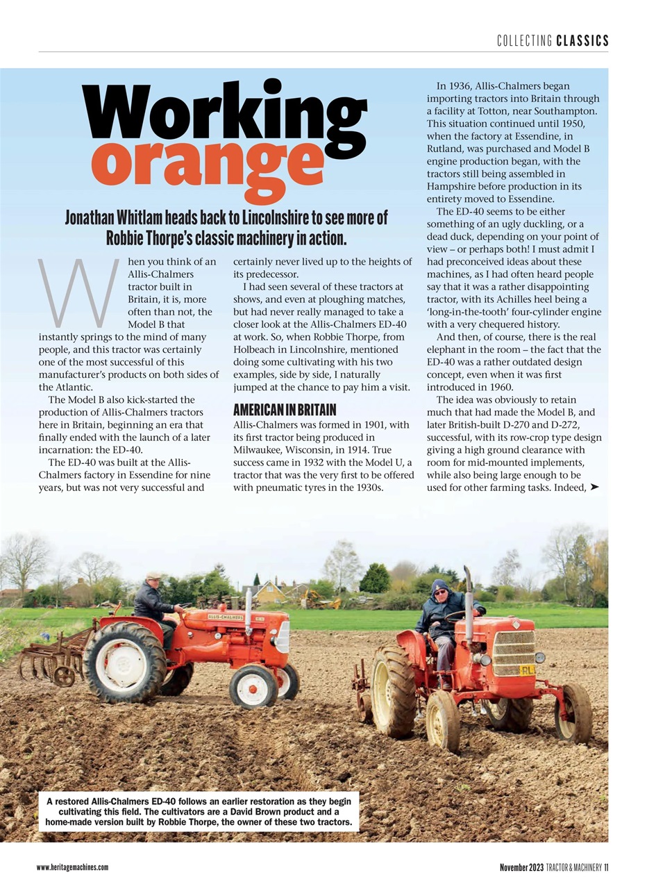 Tractor & Machinery Preview Pages