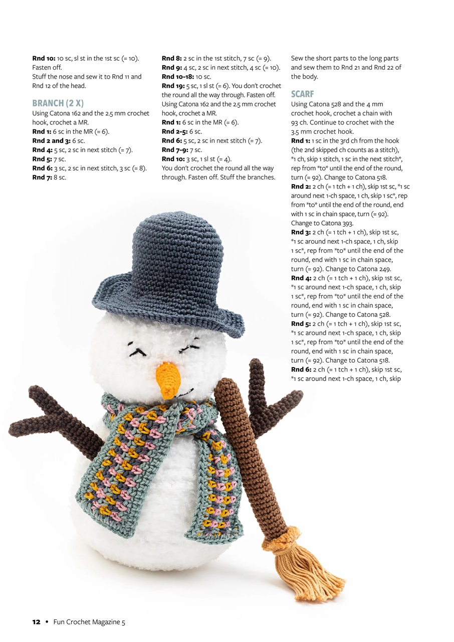 Fun Crochet Magazine Preview Pages