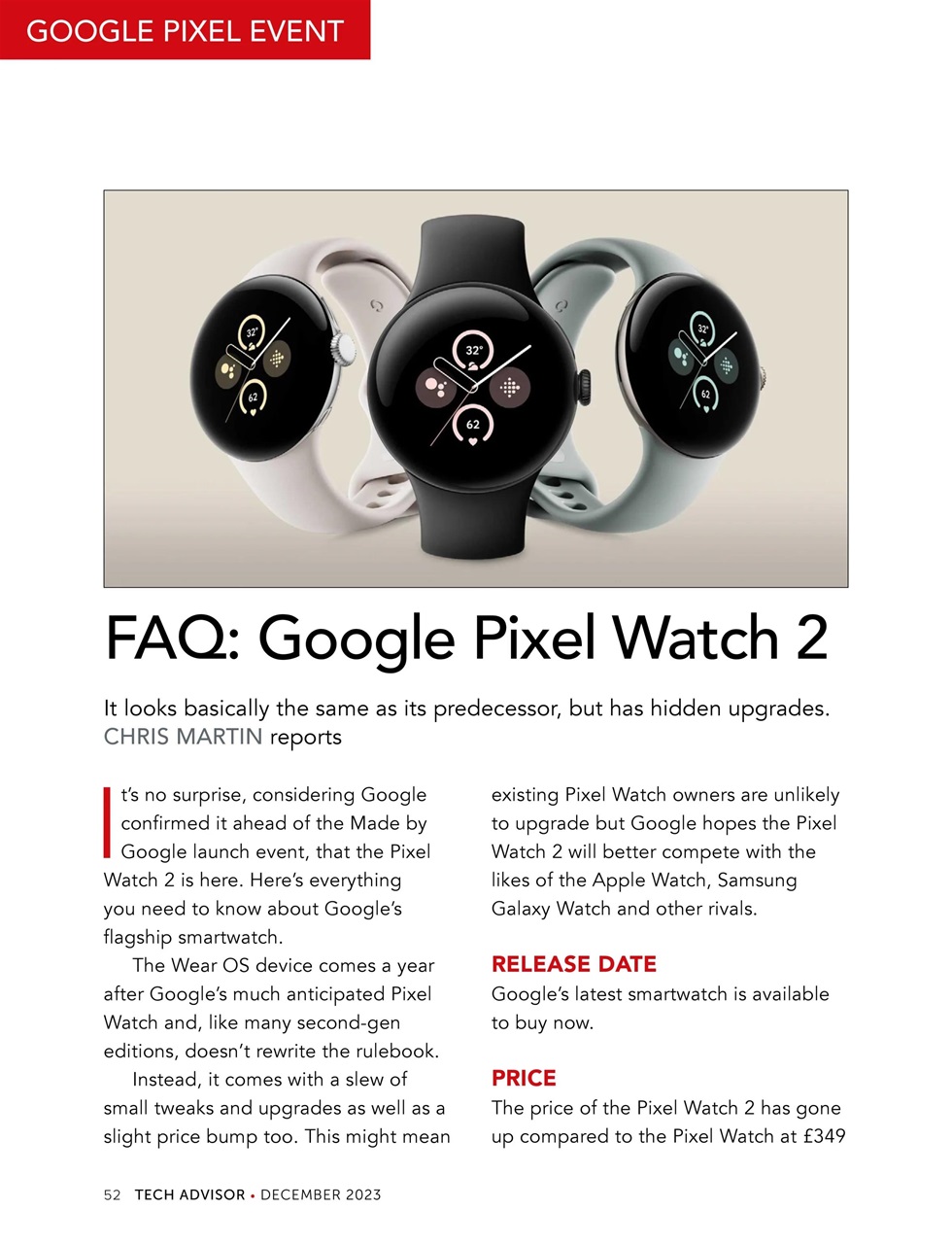 Tech Advisor Preview Pages