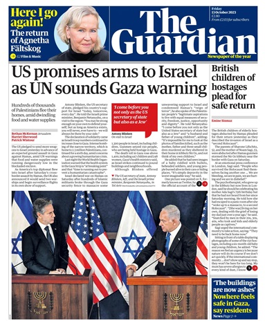 The Guardian Newspaper issue Friday, October 13, 2023