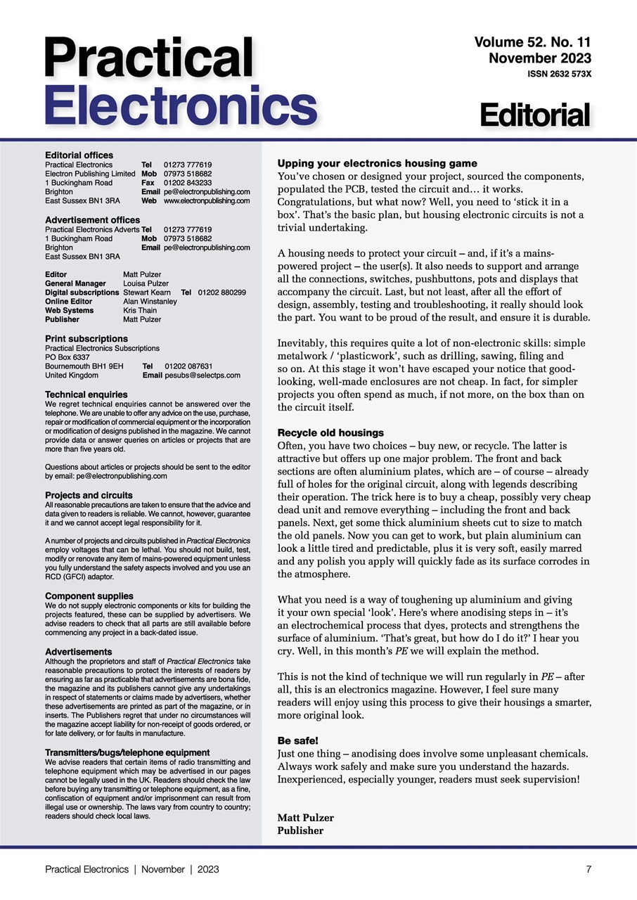 Practical Electronics Preview Pages