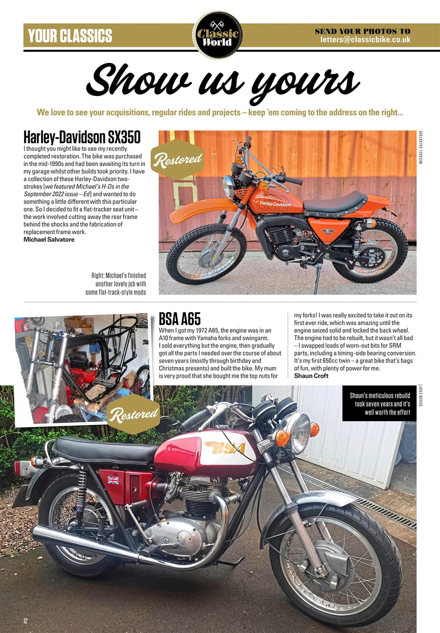 Classic Bike Preview Pages