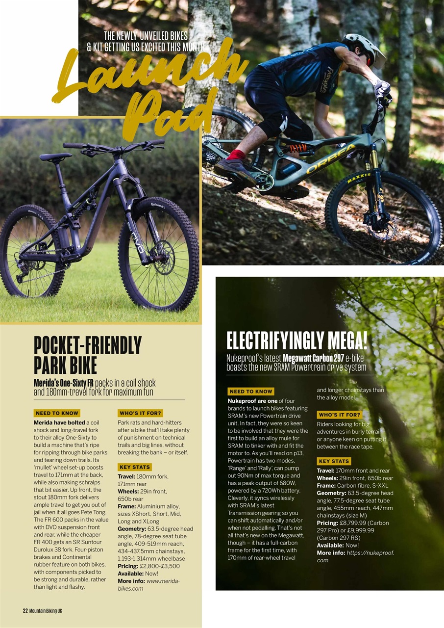 Mountain Biking UK Preview Pages