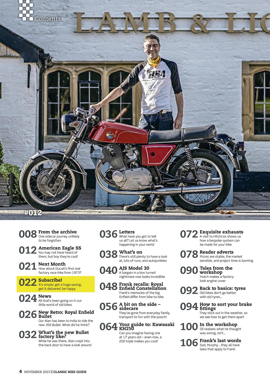 Classic Bike Guide Preview Pages