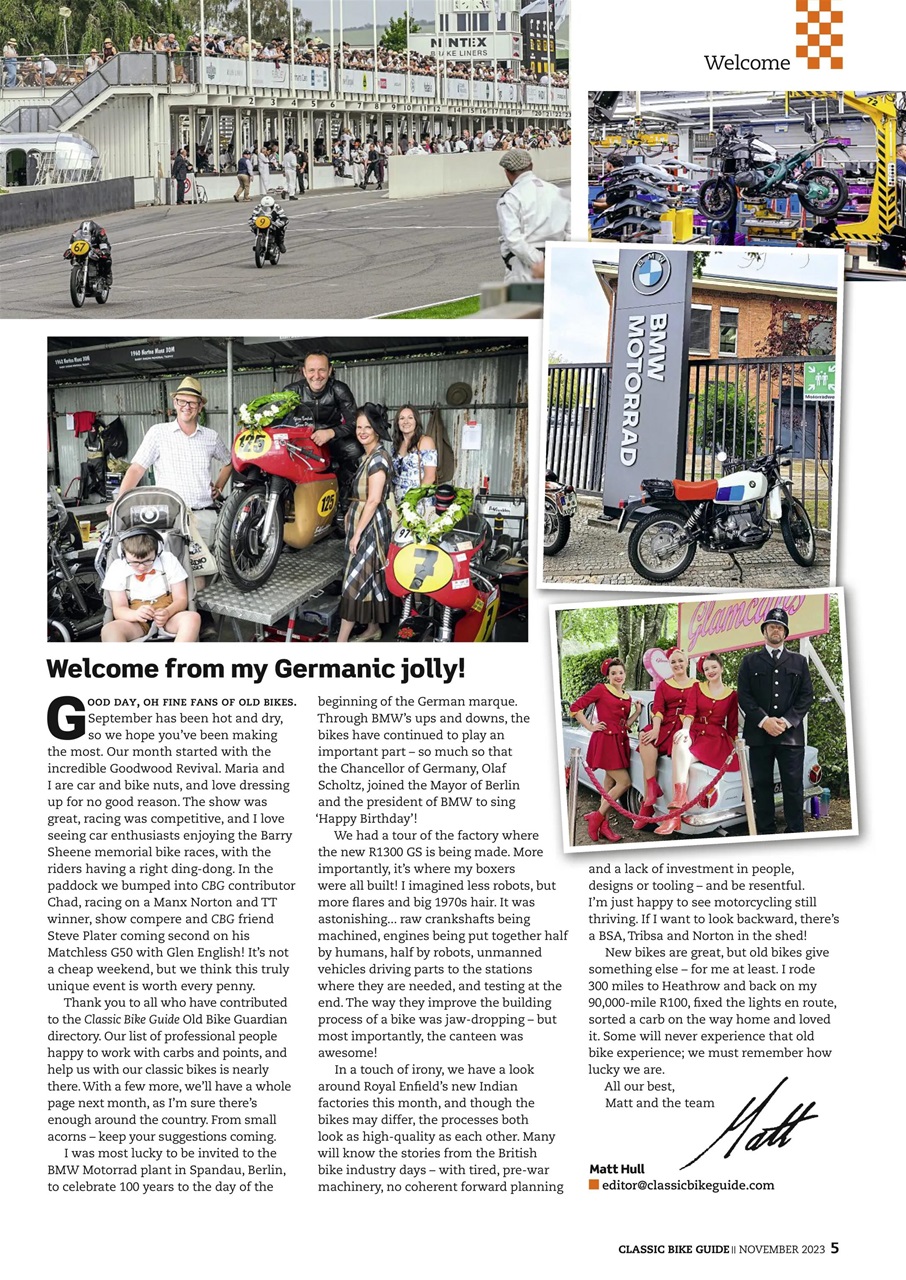 Classic Bike Guide Preview Pages