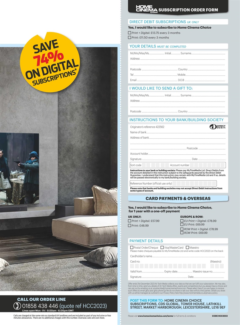 Home Cinema Choice Preview Pages