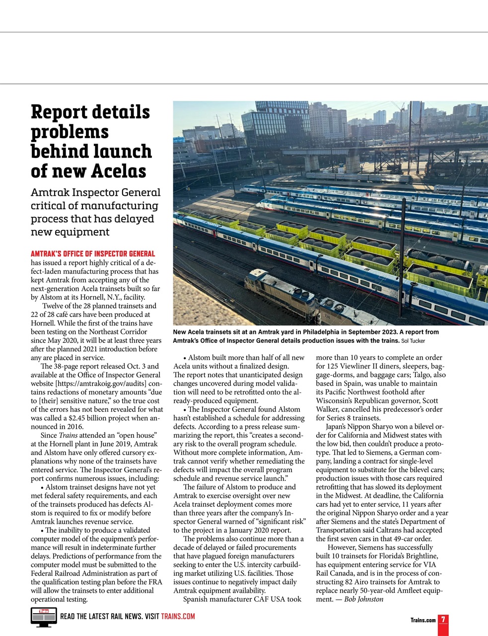 Trains Preview Pages