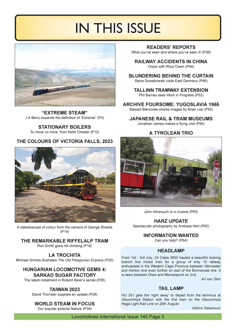 Locomotives International Preview Pages