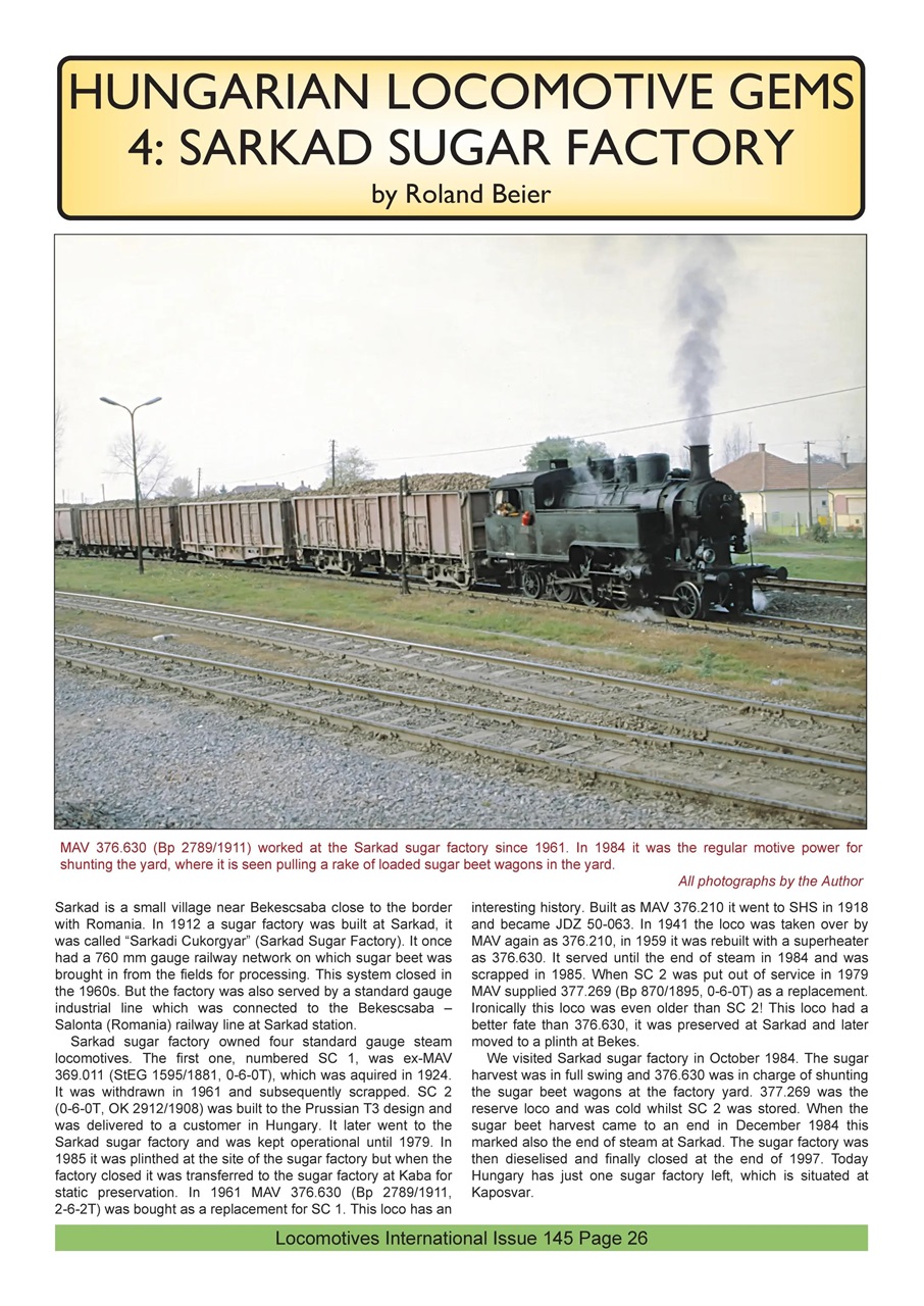 Locomotives International Preview Pages