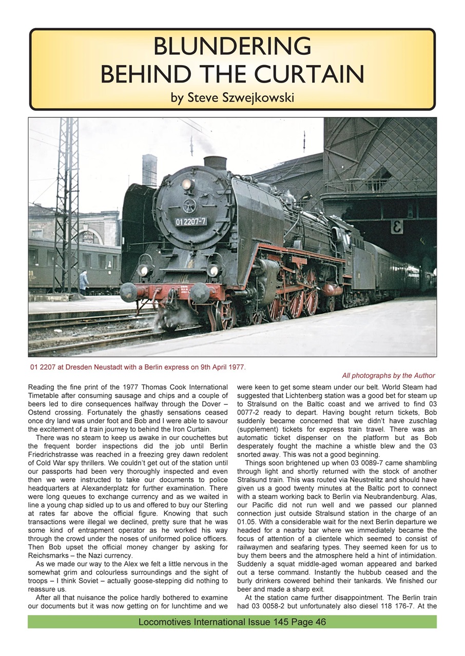 Locomotives International Preview Pages
