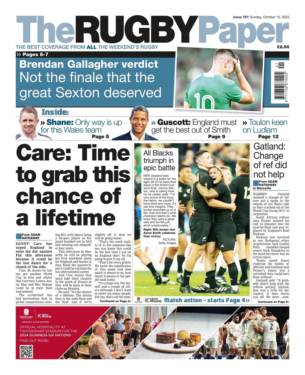 The Rugby Paper Preview Pages
