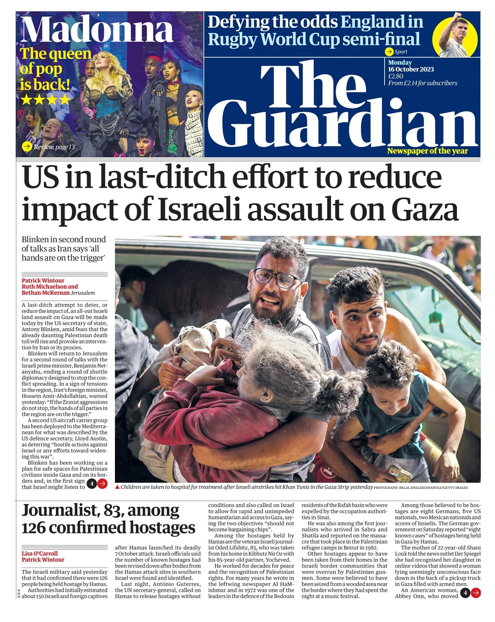 The Guardian Newspaper Preview Pages