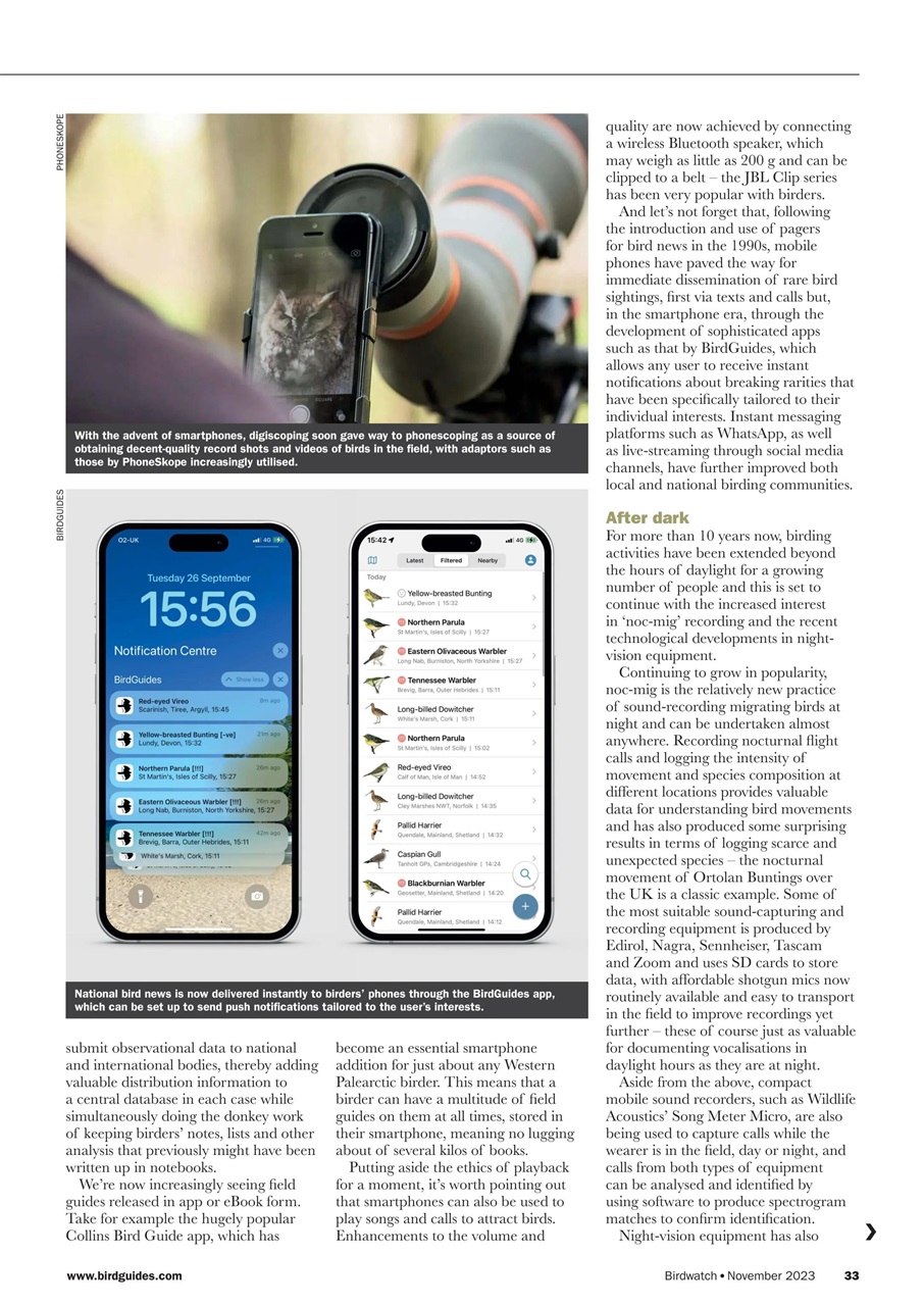 Birdwatch Magazine Preview Pages