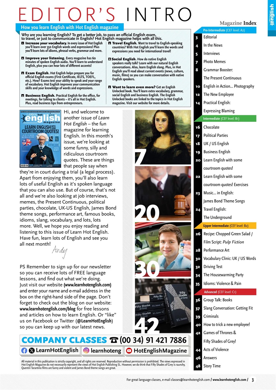 Learn Hot English Preview Pages