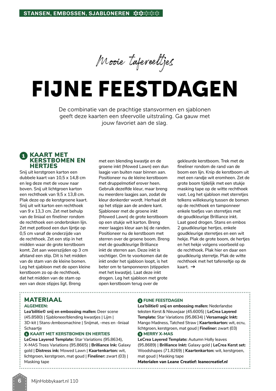 Mijn Hobbykaart XL Preview Pages