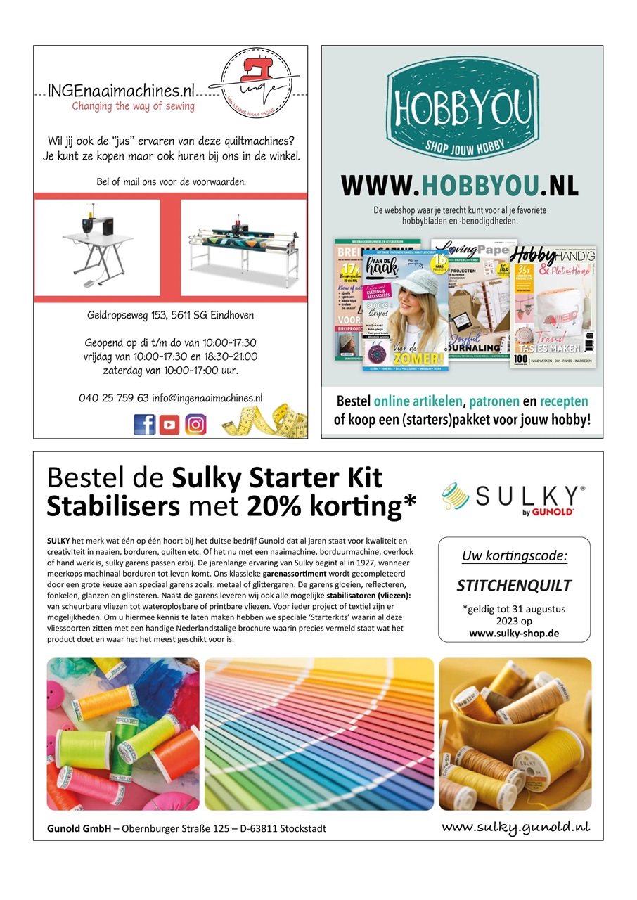 Stitch & Quilt (Quilt & Zo) Preview Pages