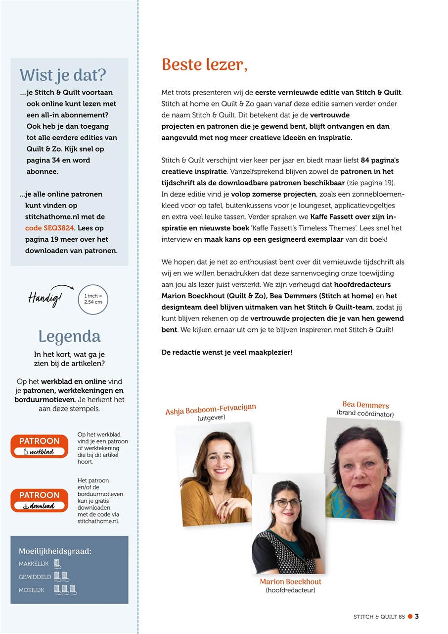 Stitch & Quilt (Quilt & Zo) Preview Pages