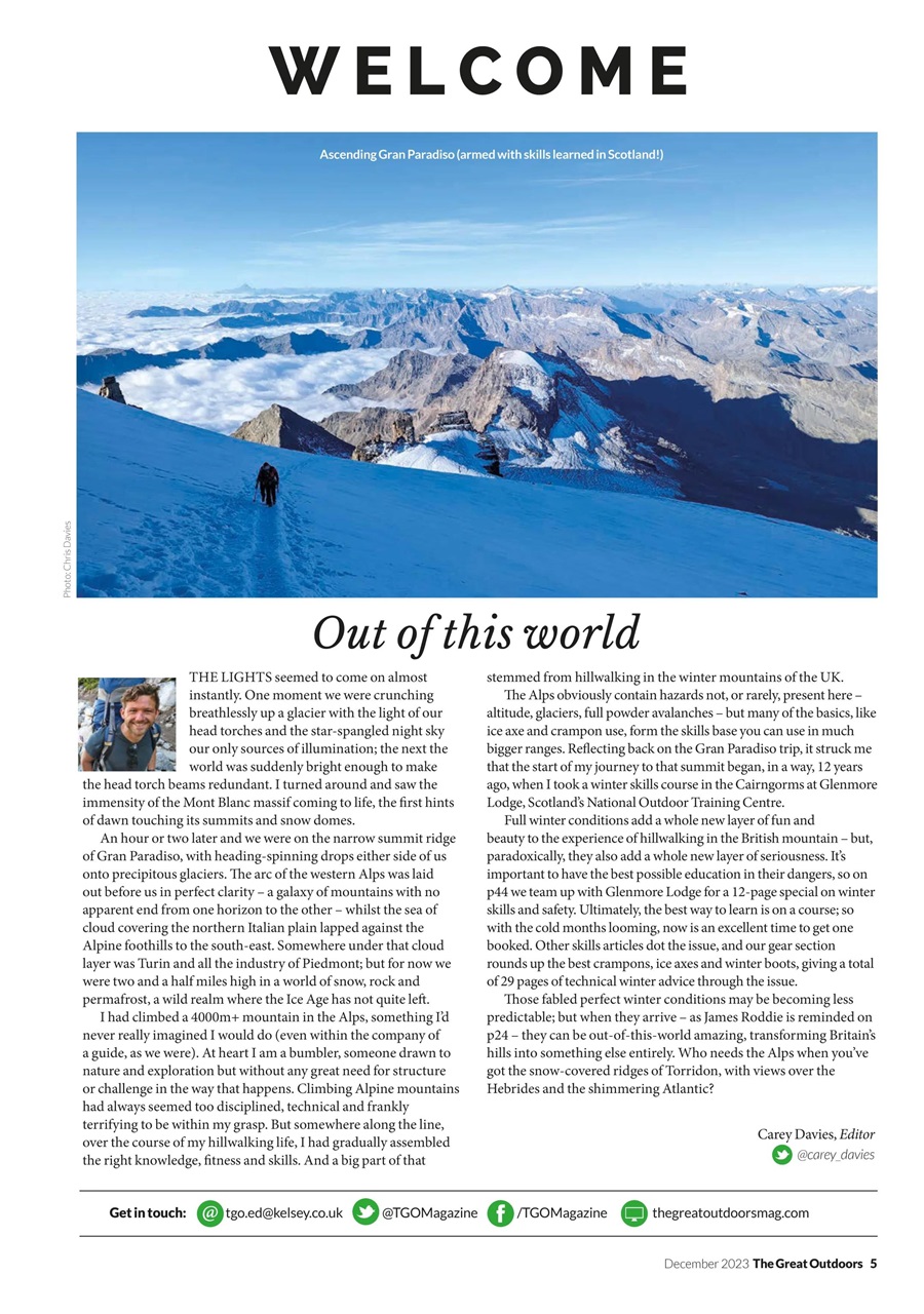 TGO - The Great Outdoors Magazine Preview Pages