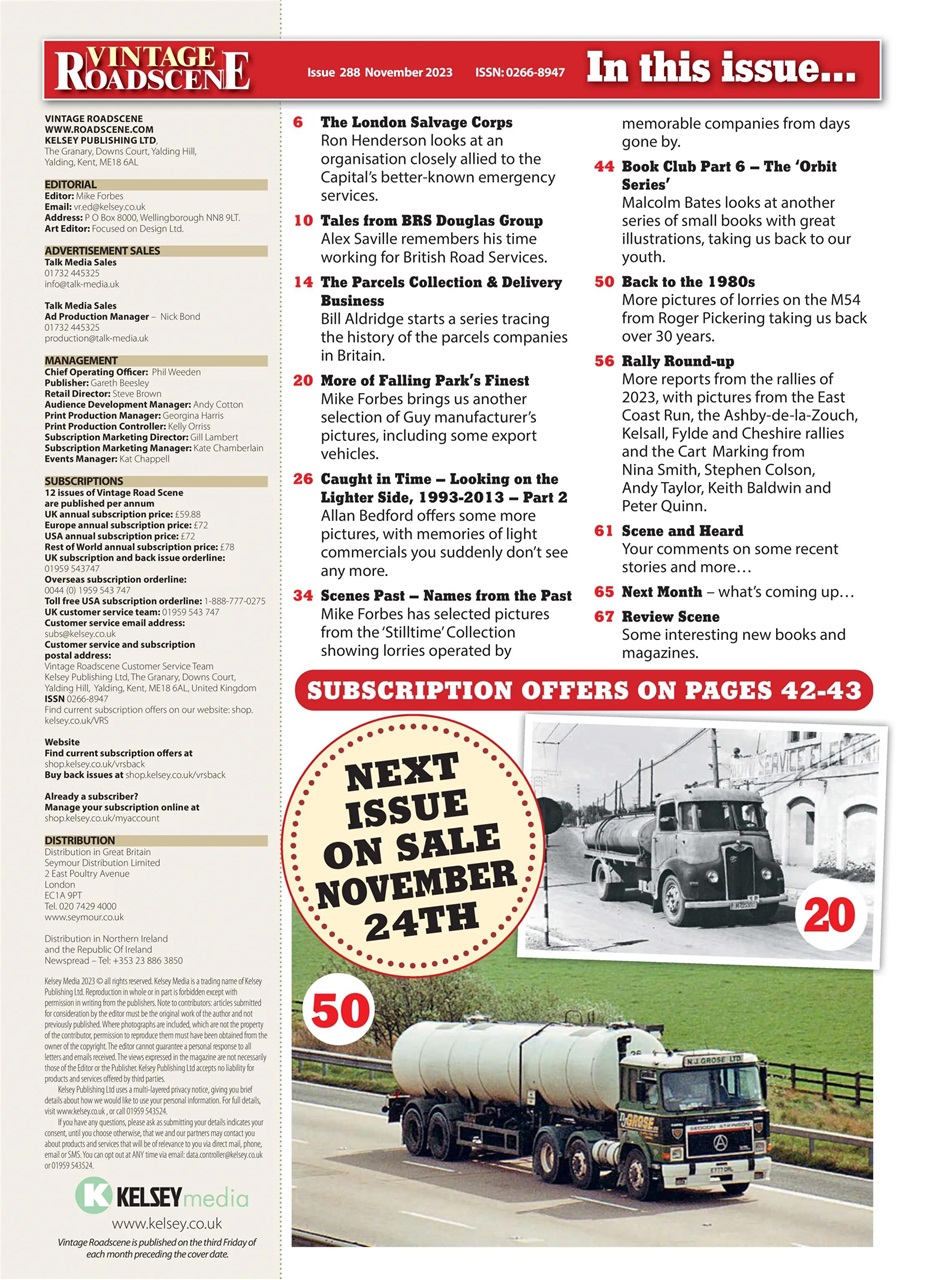 Vintage Roadscene Preview Pages