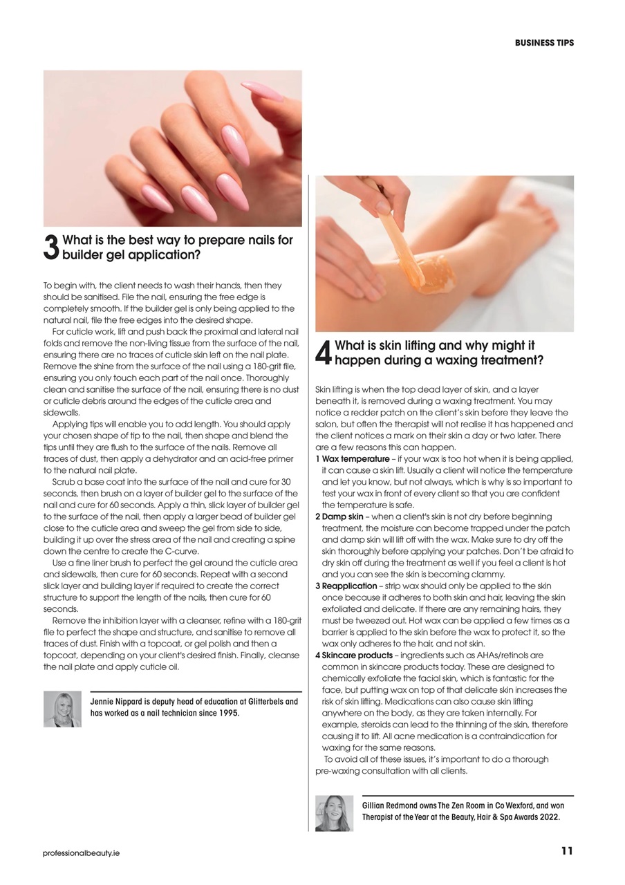 Professional Beauty & HJ Ireland Preview Pages