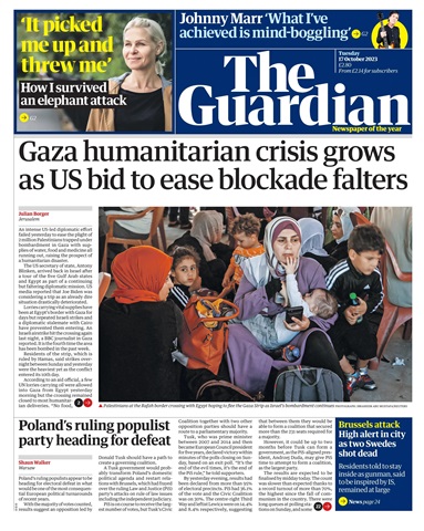 The Guardian Newspaper issue Tuesday, October 17, 2023