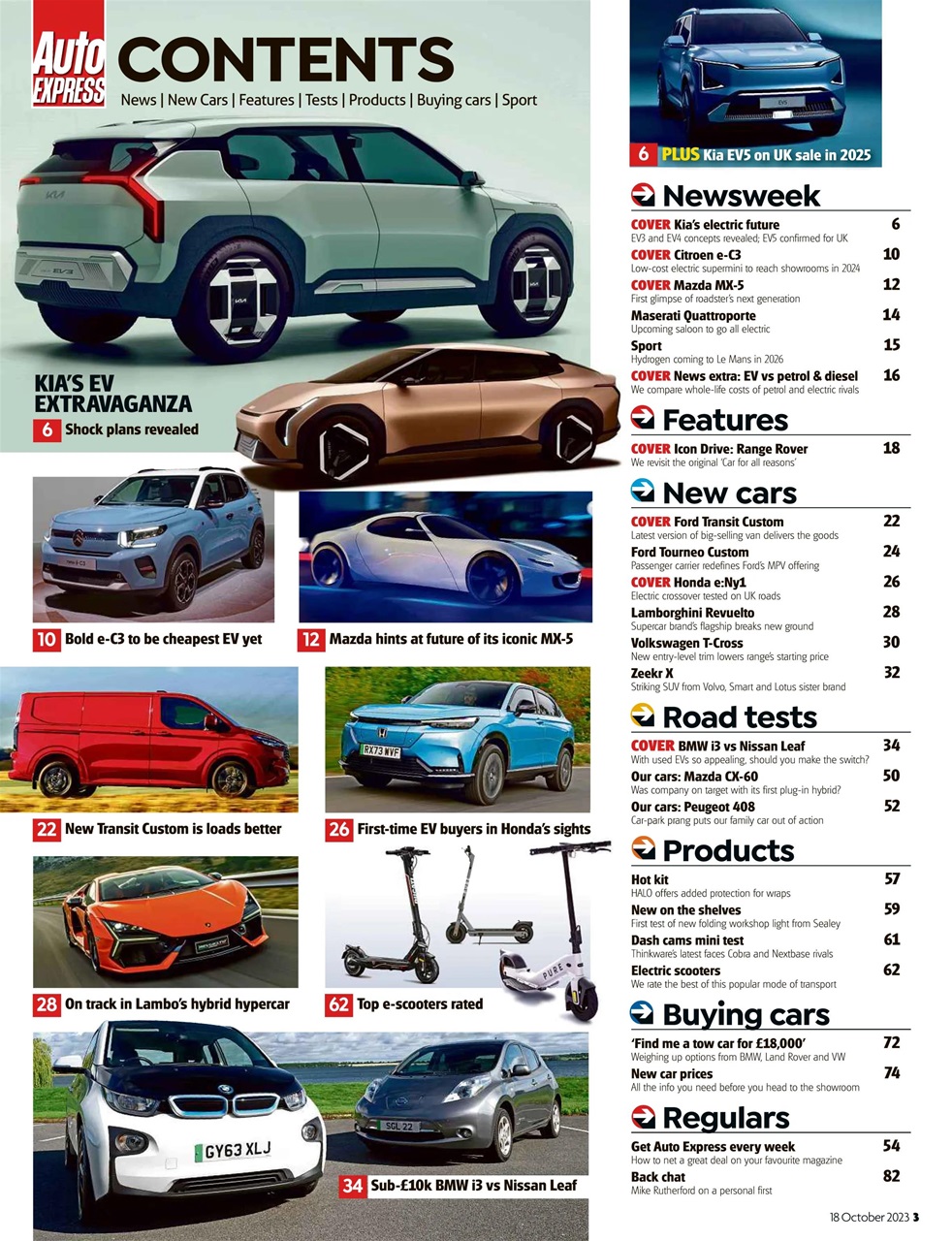 Auto Express Preview Pages