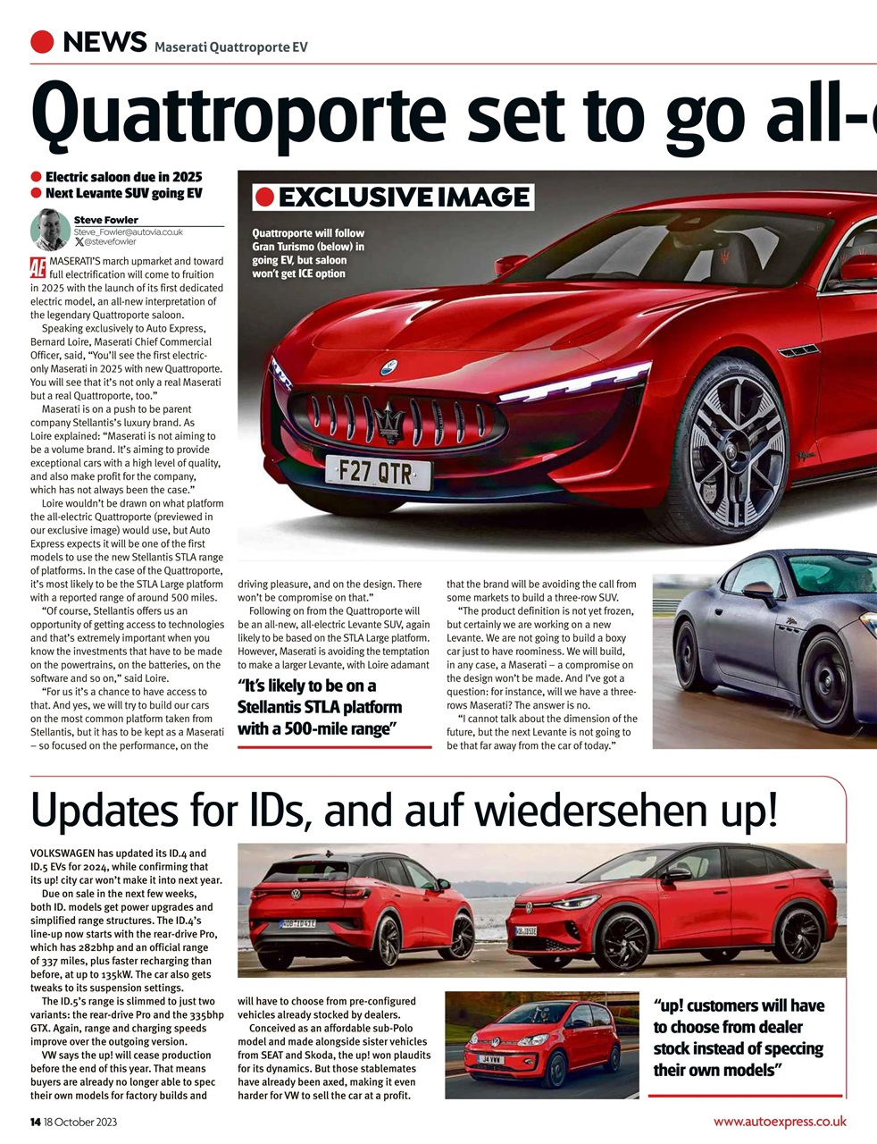 Auto Express Preview Pages