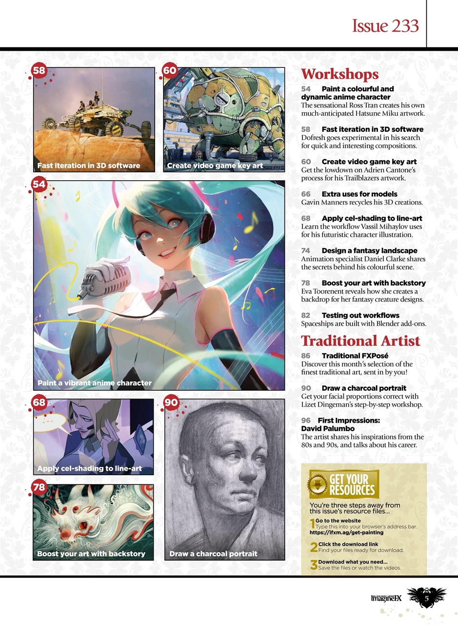 ImagineFX Preview Pages