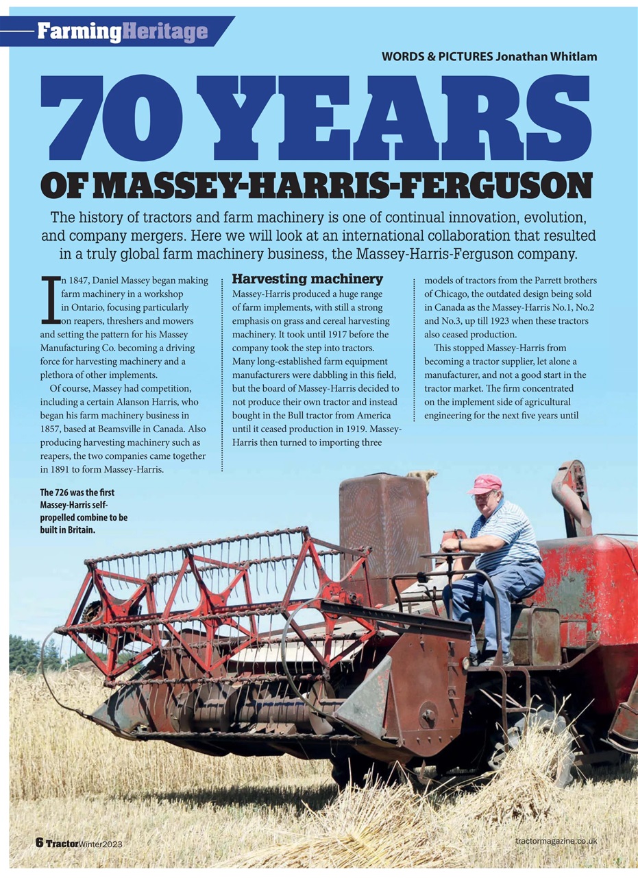 Tractor & Farming Heritage Magazine Preview Pages