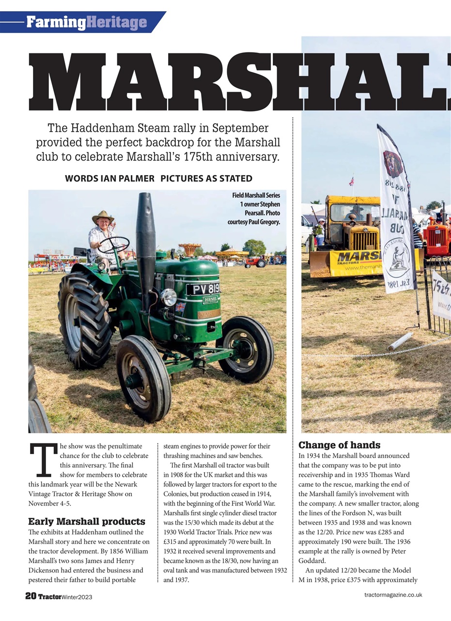Tractor & Farming Heritage Magazine Preview Pages