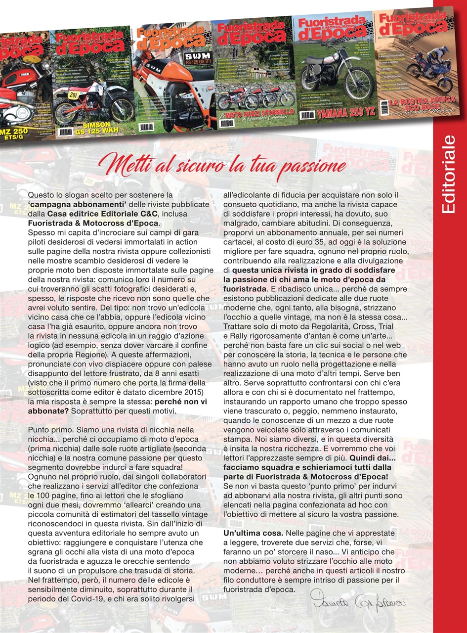 FUORISTRADA & MOTOCROSS D’EPOCA Preview Pages