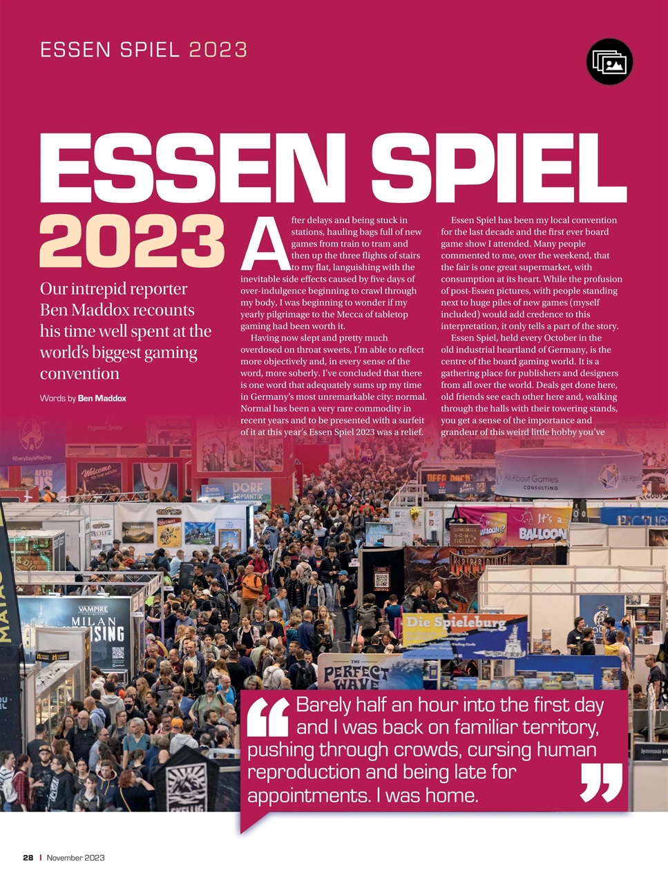 Tabletop Gaming Preview Pages