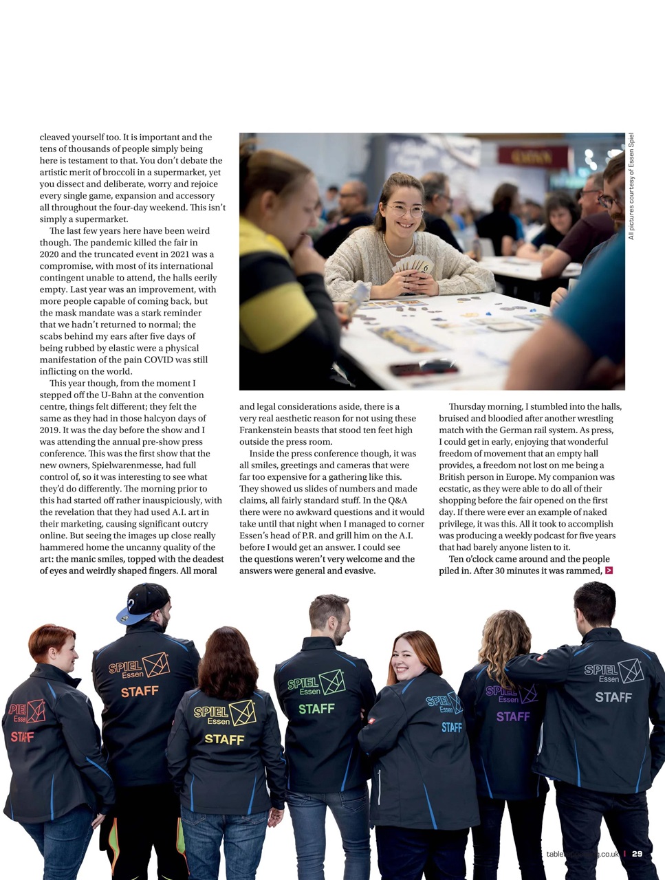 Tabletop Gaming Preview Pages