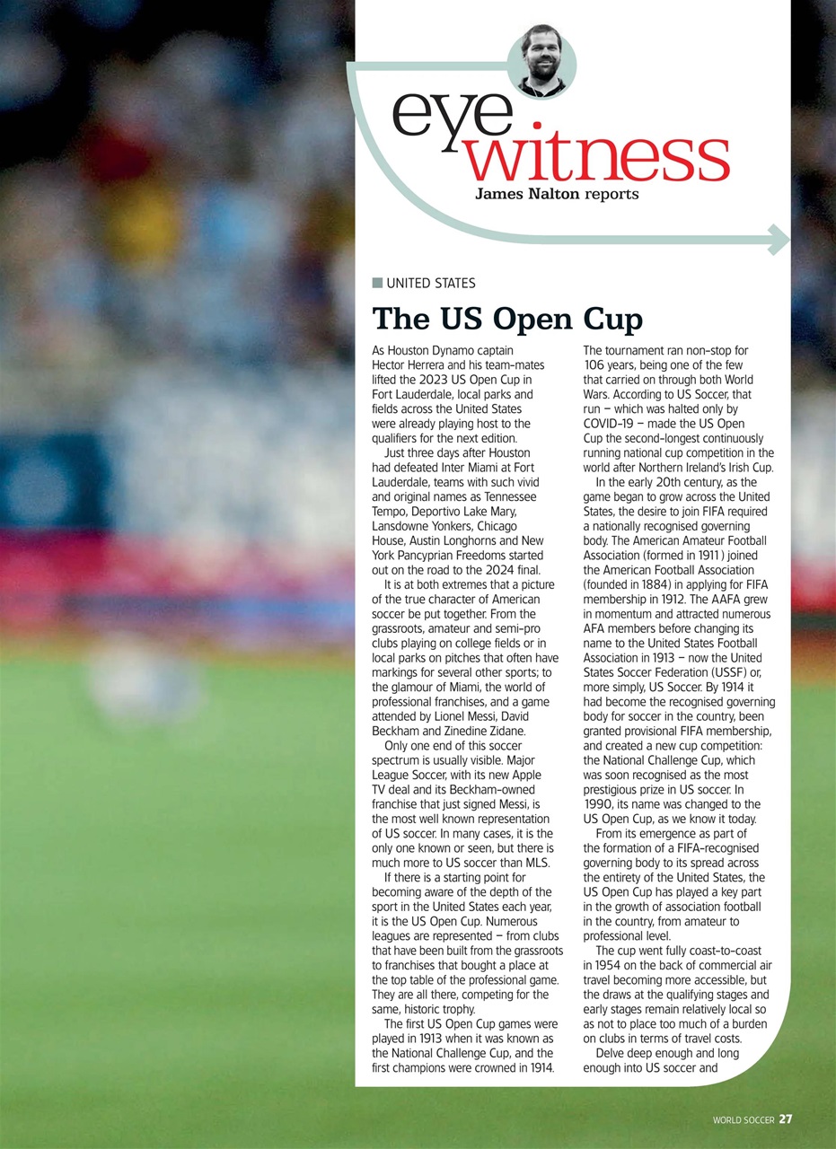 World Soccer Preview Pages