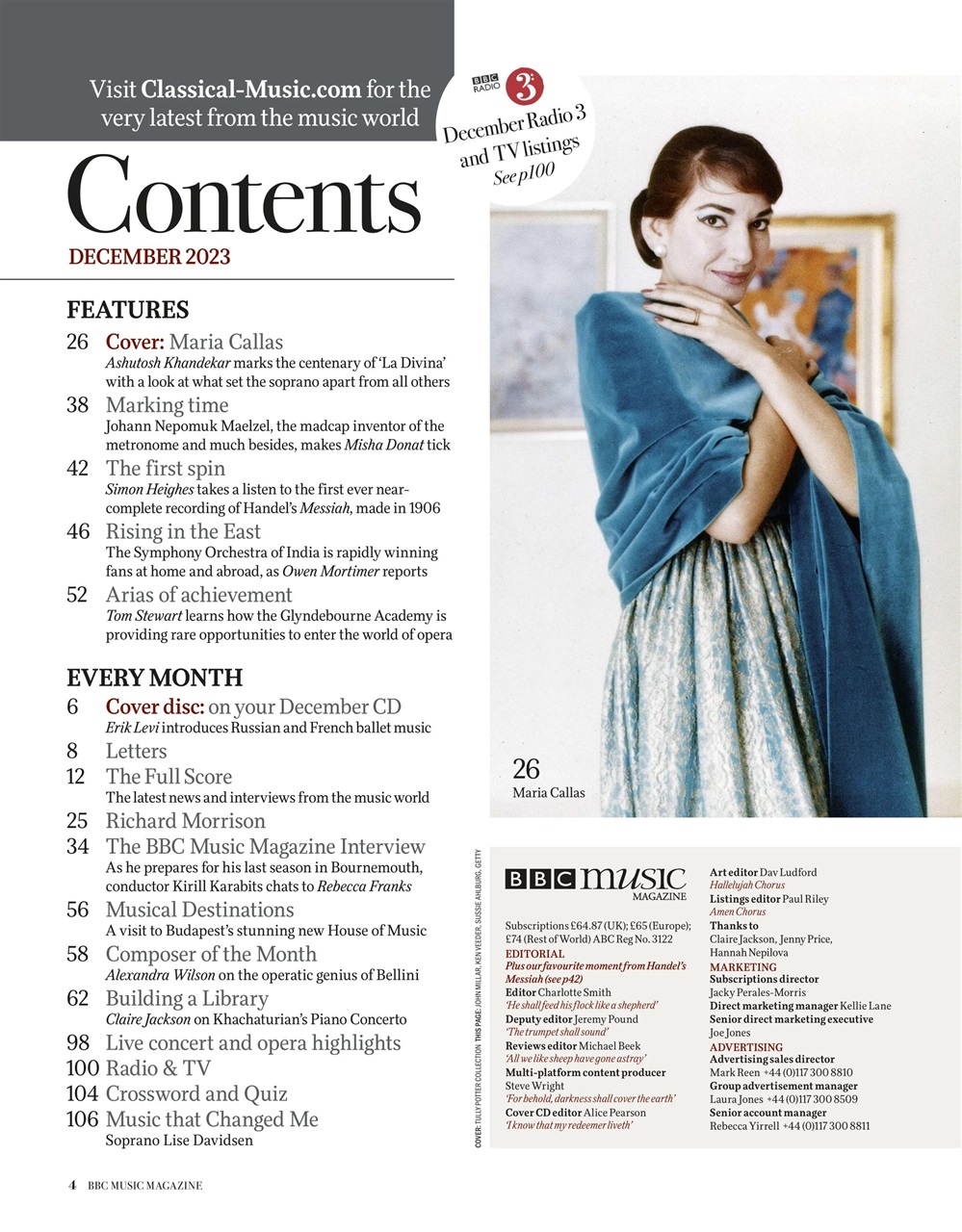 BBC Music Magazine Preview Pages